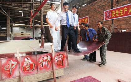 竹膠板承重力測(cè)試