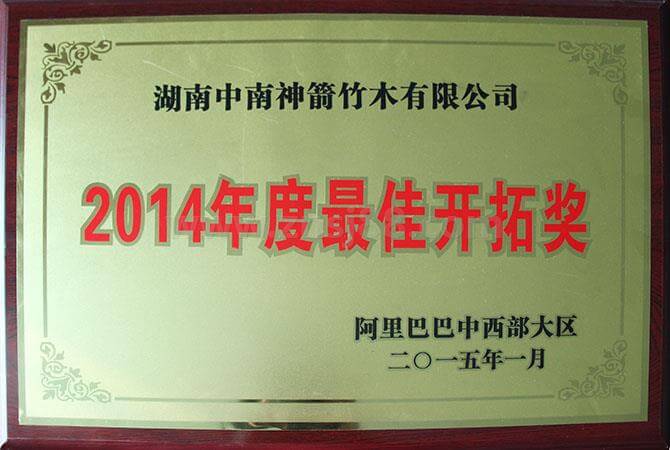 阿里巴巴中西部大區(qū)2014年度最佳開拓獎