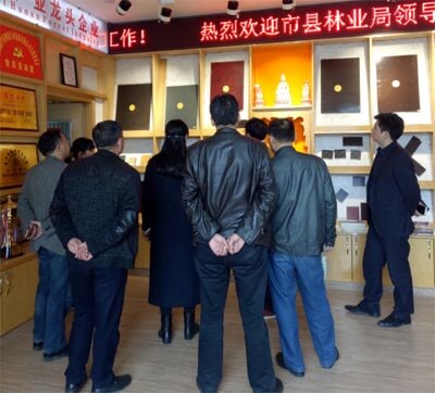 市縣林業局領導一行蒞臨視察“中南神箭”