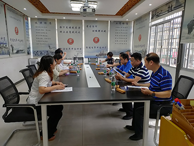 省商務廳亞洲處陳處長一行來中南神箭指導工作