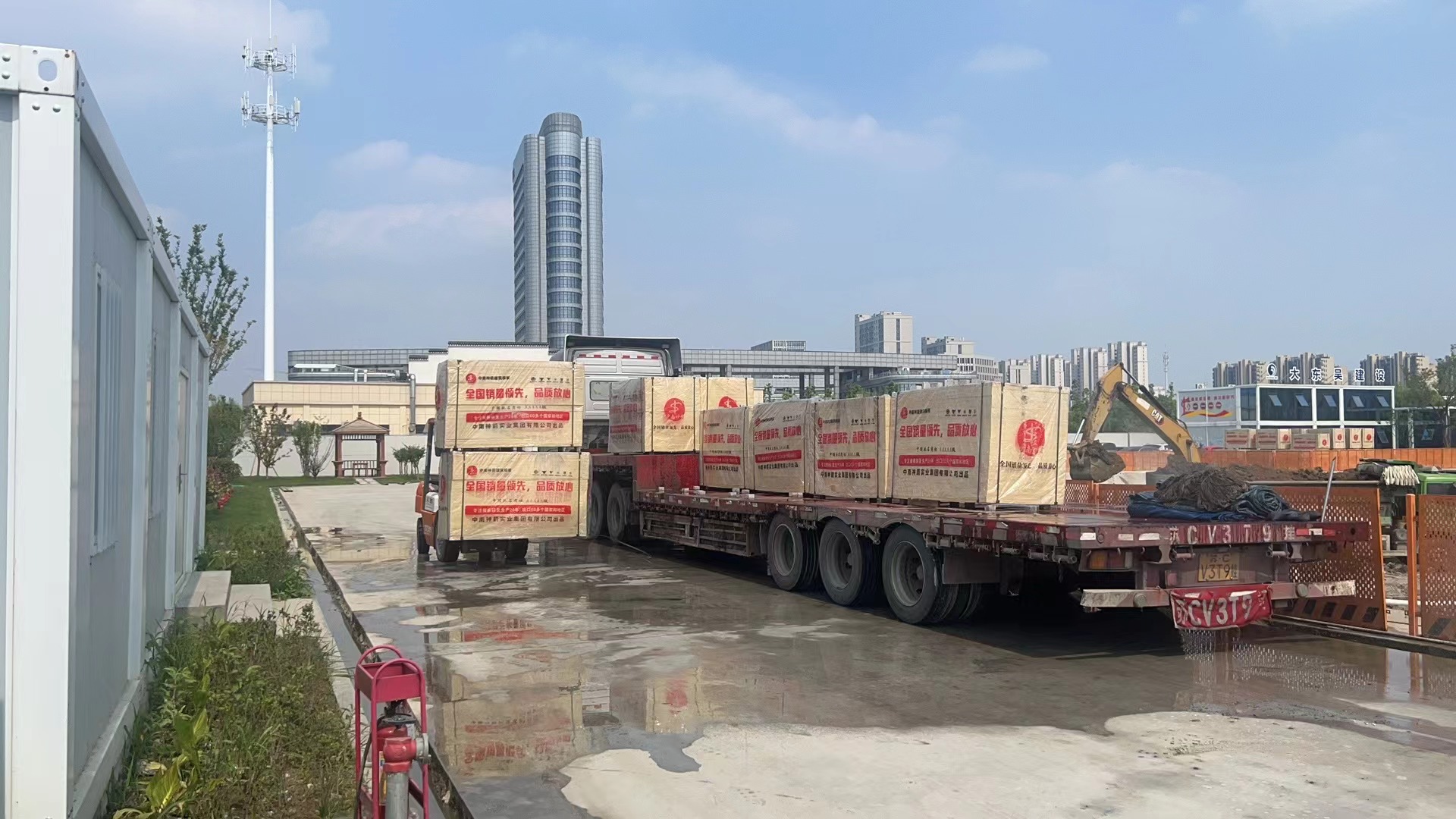 中南神箭·案例|寧波市某建筑工程公司汽車工業園項目使用我司建筑木模板