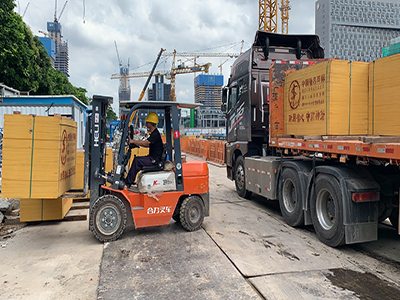 中南神箭·案例|汕尾某稀有金屬加工項(xiàng)目使用我司建筑模板工地專用模板