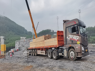 中南神箭·案例|陽江某香料產業園使用我司輻射松建筑木方