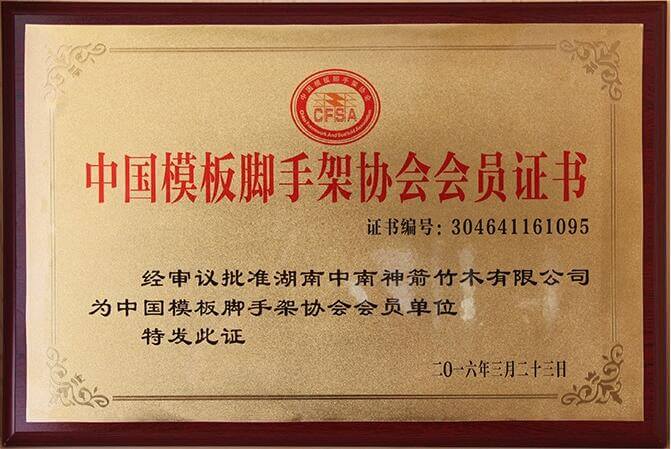 中國腳手架協(xié)會會員單位-中南神箭